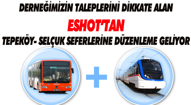 ESHOT'A İZBAN AYARI