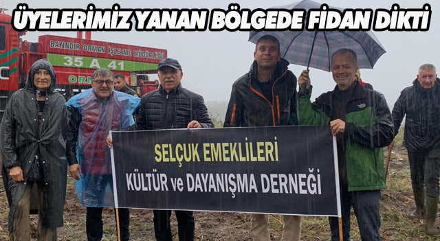 DERNEK ÜYELERİNDEN FİDAN DİKİMİ